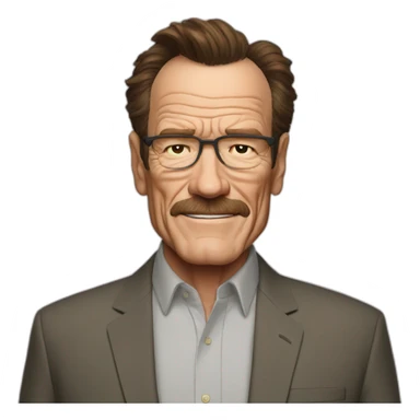 real Bryan cranston sticker