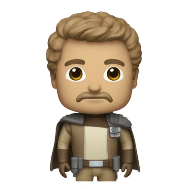Gary Keller in the style of Star Wars. Pop figure sticker