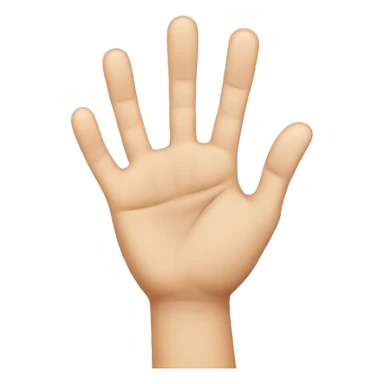 Three fingers in horizontal  sticker