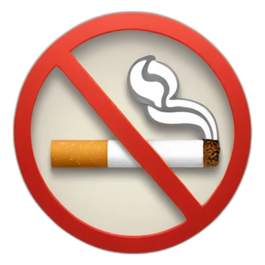 No smoking sign sticker