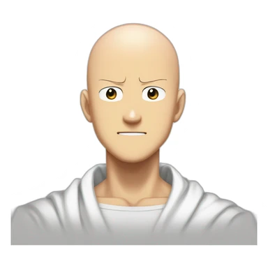 Saitama in one punch man sticker