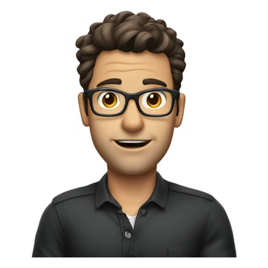 Adam Mosseri gesturing no with glasses sticker