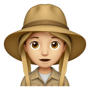 just safari hat item  sticker