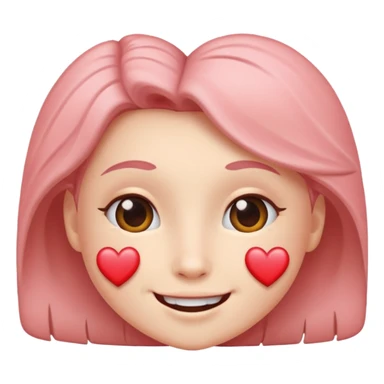 Un sourire avec un coeur ❤️ sticker