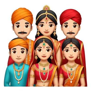 Indian wedding  sticker