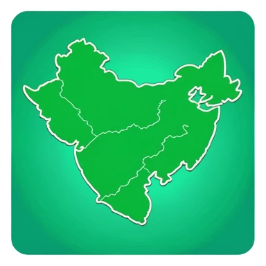 Kerala map shape emoji sticker