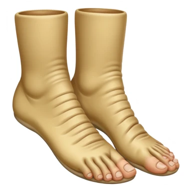 white foot, trench foot sticker