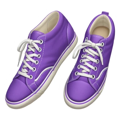 purple Van's sneakers sticker