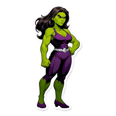 Hulk wife  sticker