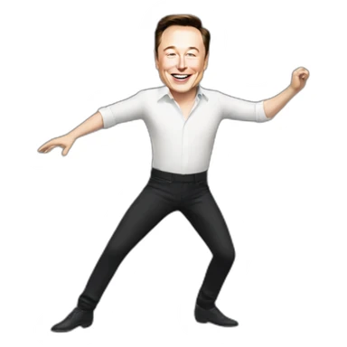 Elon Musk dancing sticker
