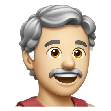 lyffy avec un bout de viande sticker