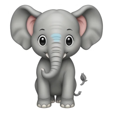 baby elephant sticker