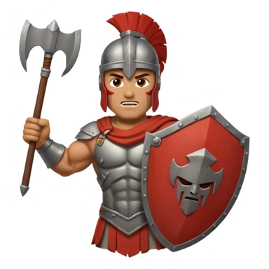 A spertan warrior shaking a shield writing "LAZY NOOB"on it sticker