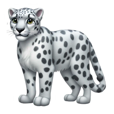 Snow leopard  sticker