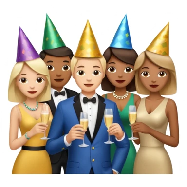 Red group peoples party sticker