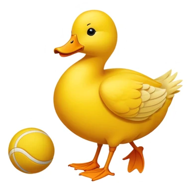 Un pato con tenis sticker