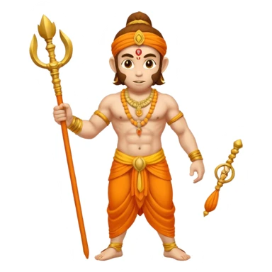Bal hanuman sticker
