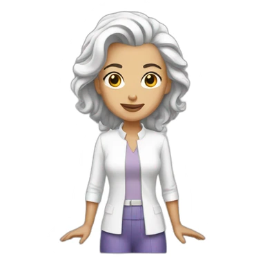 Blanche sticker