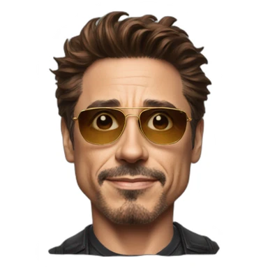 Rdj with sunglasses  sticker