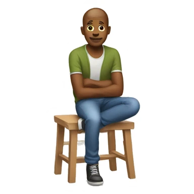 i am sit on hil sticker