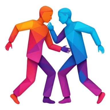 a logo that would represent the app name ReadyToMeet sticker