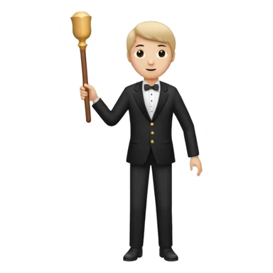 music conductor stick sticker