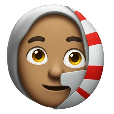 Man holding a stop sign sticker