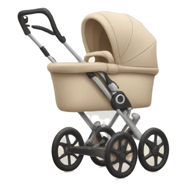 aesthetic beige stroller sticker
