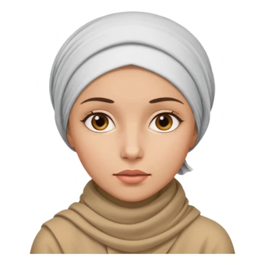 I want an emoji of a woman with cancer thinking sticker