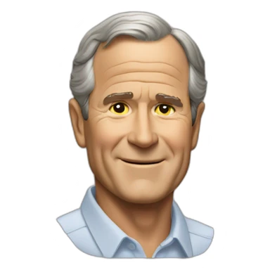 George bush sticker