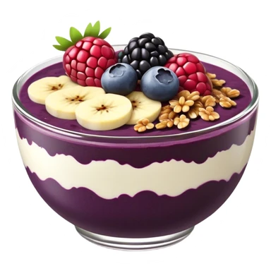Açaí bowl sticker