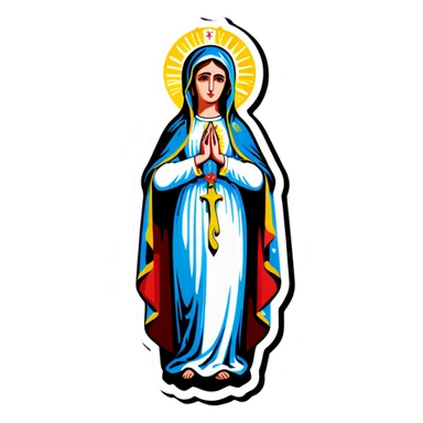 Virgen del Cobre sticker