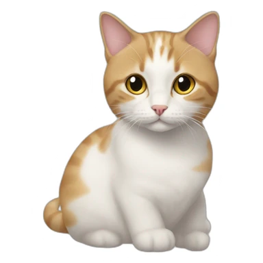 a photo of a cat sticker