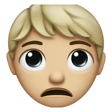 dramatic crying with tears sticker