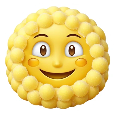 Happy face with a pile of salt sticker