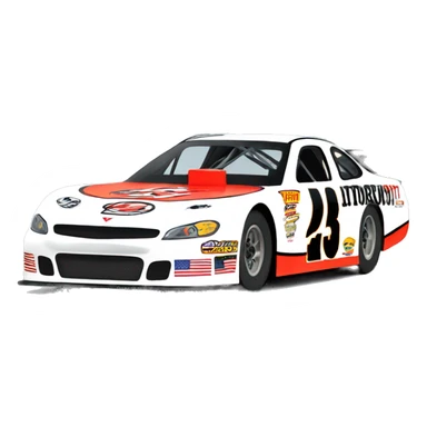 super late model race car sticker