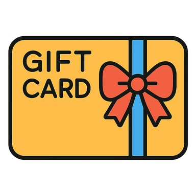 gift card sticker