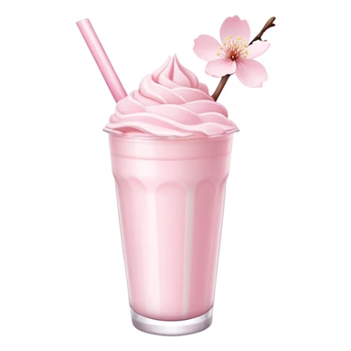 Cute Pastel pink Cherry Blossom Sakura Milksahe sticker