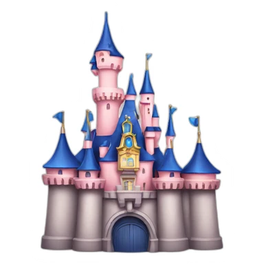 Disneyland paris castle sticker