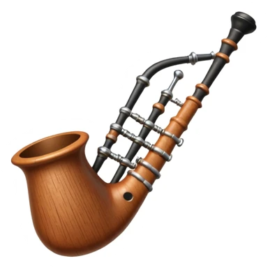 scotch bag pipe instrument sticker