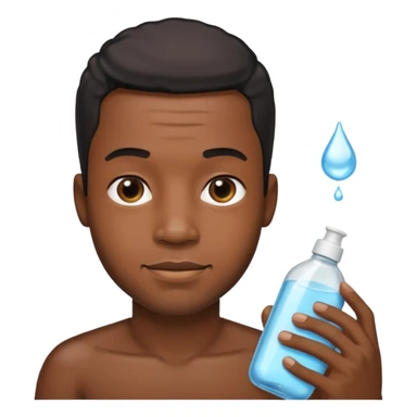 black man with baby oil sticker