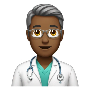 Guy in hospital sticker