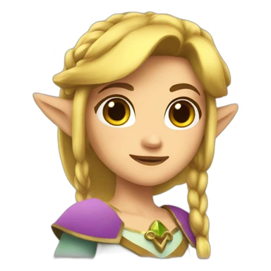 Zelda princess sticker