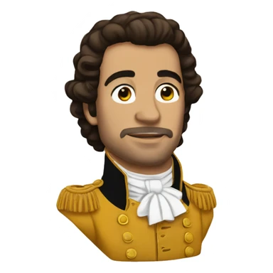 Hamilton the musical sticker