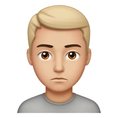 Serious face  sticker