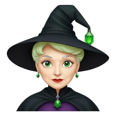 Madame morrible flip it around wicked witch sticker