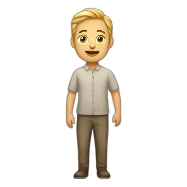 Deaf good man sticker