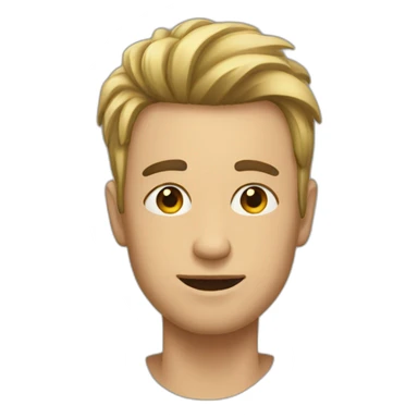 Guy with a miror  sticker