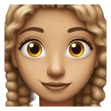 Anthropomorphic bar soap long eyelashes hazel brown eyes  sticker