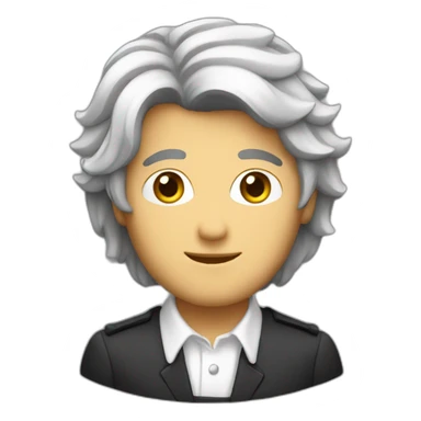 Christian Clavier sign v sticker